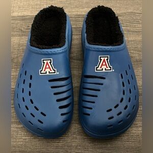 FOCO Men's NCAA Sherpa Lined Big Logo Clog Arizona Wildcats Size L (11/12)